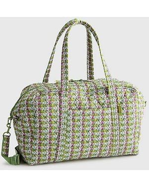 Vera Bradley Quilted Cotton Miramar Weekender Bag - Green