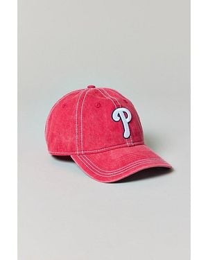 KTZ Mlb Philadelphia Phillies Washed Contrast Cap - Pink