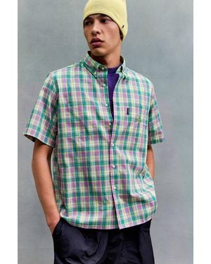No Problemo Alieno Embroidered Short Sleeve Shirt M At Urban Outfitters - White