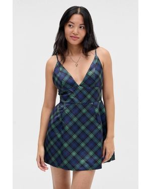 Urban Outfitters Uo Petit Fours Mini Dress - Blue