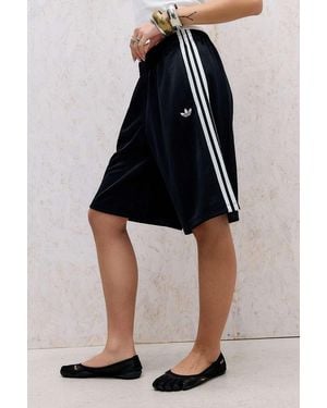 adidas Originals Black Jacquard Longline Shorts