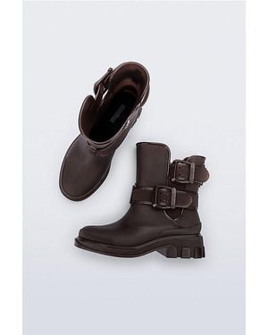 Melissa Bang Buckled Ankle Boot - Brown