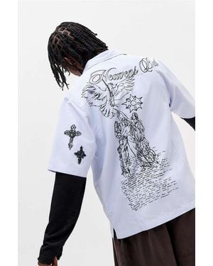 Jaded London Sketch Pinstripe Shirt - White