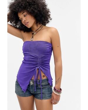 Silence + Noise Silence + Noise Rem Bandeau Top - Purple
