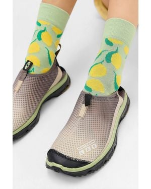 Happy Socks Yellow Lemon Socks - Black