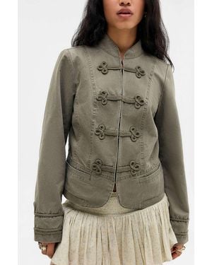 Kimchi Blue Cassie Frogging Jacket - Green