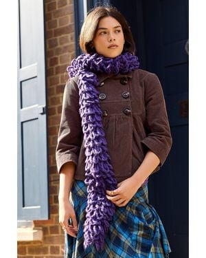 Urban Outfitters Uo Margot Loop Slim Scarf - Blue