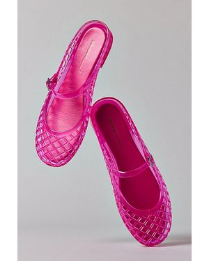 INTENTIONALLY ______ Cora Jelly Mary Jane Shoes - Pink