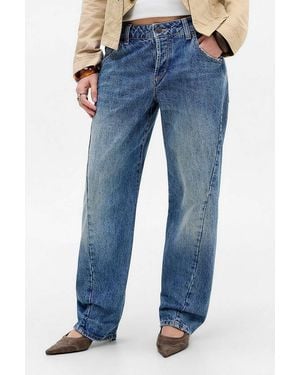 BDG Ada Twisted Straight Leg Jeans - Blue