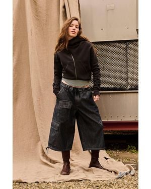 BDG Detroit Crop Jeans 24 At Urban Outfitters - Black