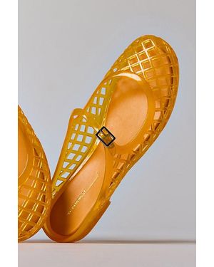INTENTIONALLY ______ Cora Jelly Mary Jane Shoes - Metallic