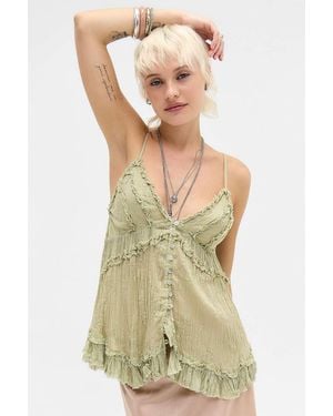 Kimchi Blue Marnie Babydoll Cami - Green