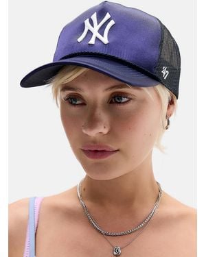 '47 Uo Exclusive Satin Hitch Trucker Cap - Blue