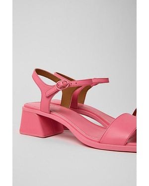 Camper Kora Leather Sandal - Pink