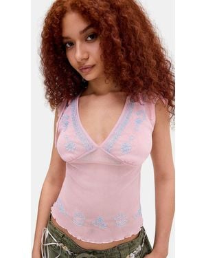 Kimchi Blue Giselle Top - Red