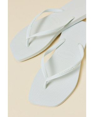 Havaianas Slim Square Flip Flop Sandals - Blue