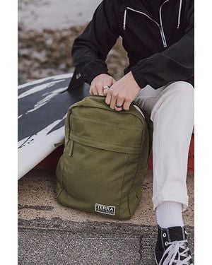 Terra Thread Organic Cotton Canvas Backpack - Green