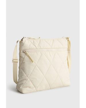 Vera Bradley Quilted Nylon Zip Hipster Bag - Natural