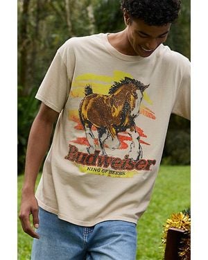 Urban Outfitters Budweiser Clydesdale Graphic Tee - Red