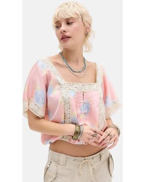 Kimchi Blue Ada Blouse - Pink