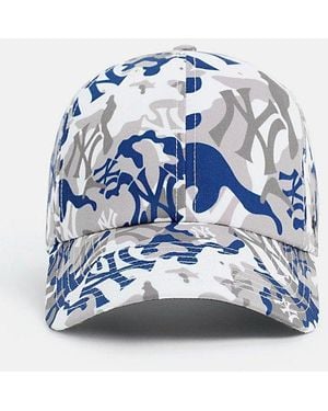 Madhappy Mlb New York Yankees Camo '47 Clean Up Hat - Blue