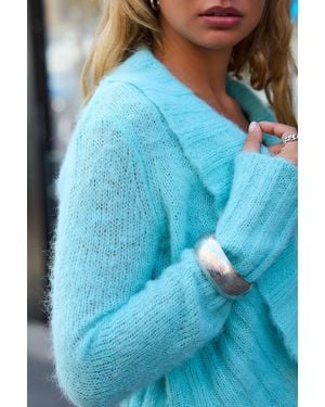 Kimchi Blue Emmi Lofty Bolero - Blue