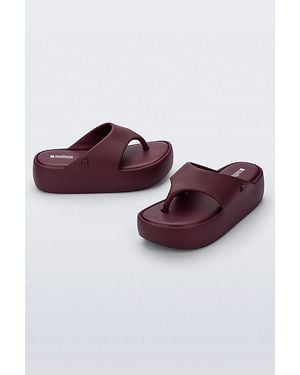 Melissa Free Platform Thong Sandals - Purple