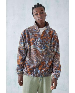 BDG Dark Paisley Fleece - Multicolour