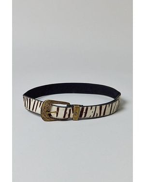 Urban Outfitters Pattern Belt - Gray