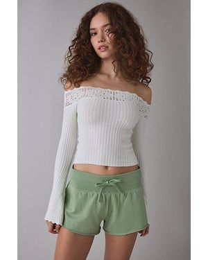 Out From Under Spring Breaker Slouch Sweat Shorts - Green
