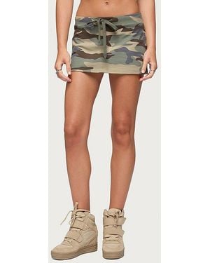 Edikted Bayside Slitted Mini Skort - Multicolor