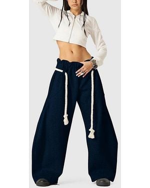AELFRIC EDEN Super Baggy Barrel Sweatpants - Blue