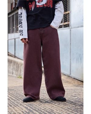 BDG Neo Stripe Textured Skate Jeans - Blue