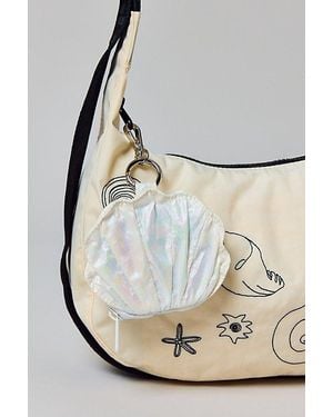 BAGGU Shell Nylon Bag Charm - Natural
