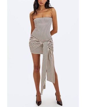 Miss Circle Tommie Lyocell Jersey Tie Strap Mini Dress - Multicolor