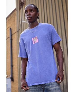Urban Outfitters Uo Chicken Strips Graphic Tee - Blue