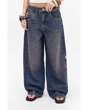 BDG Jaya Cherry Blossom Jeans - Blue