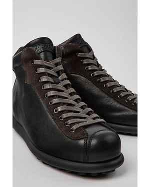 Camper Pelotas Leather Ankle Boot - Black