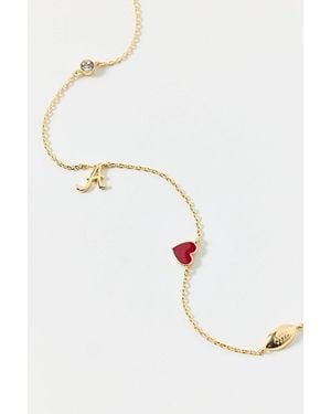 BaubleBar University Of Alabama Spaced Charm Necklace - White