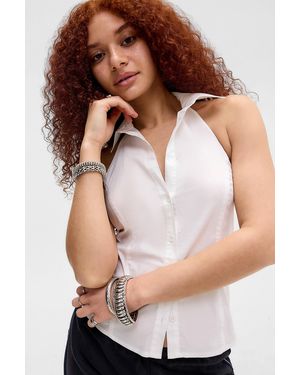 iets frans... Frances Sleeveless Shirt - White