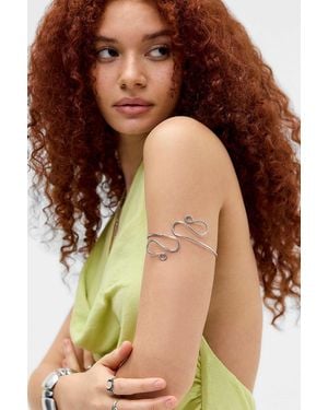Silence + Noise Silence + Noise Ripple Arm Cuff - Metallic