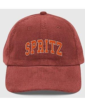 The Refined Spirit Spritz College Corduroy Hat - Red