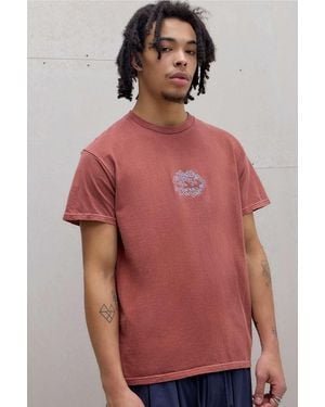 Urban Outfitters Uo Burgundy Embrace Change T-shirt - Red