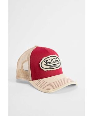 Von Dutch Red Trucker Cap