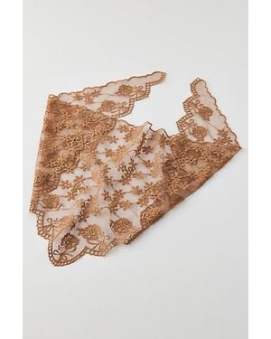 Out From Under Lace Headscarf - Gray
