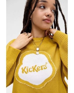 Kickers Gapper Knit Crew Jumper - Yellow