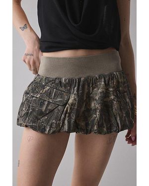 【JADED LONDON】Woodland Camo Puffball Cargo Mini Skirt Shop Ozu Cargo Puffball Mini Skirt | Jaded London | Clothing