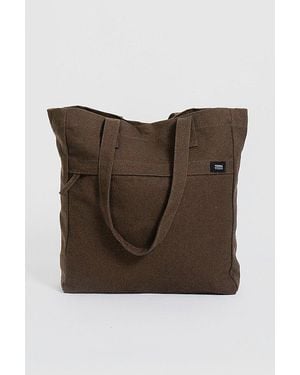 Terra Thread Organic Cotton Multi Pocket Canvas Tote - Brown