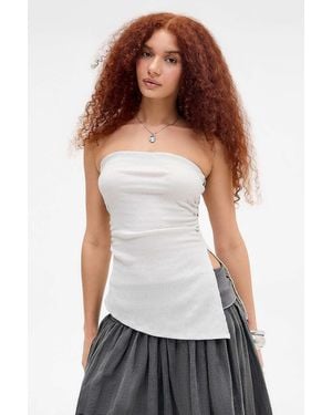 Urban Outfitters Uo Afterparty Tube Top - White