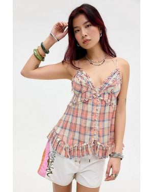 Kimchi Blue Marnie Babydoll Cami - Red